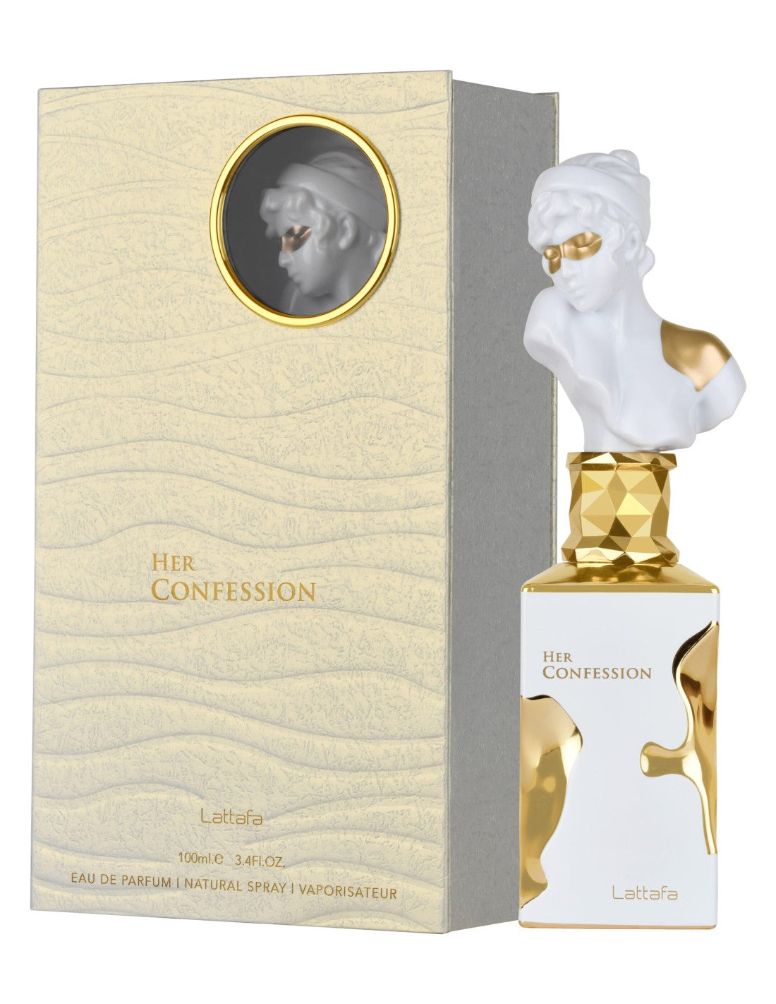 Lattafa Her Confession Eau de Parfum 100 ml – Perfume Floral Avainillado para Mujer