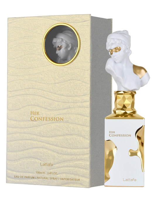 Lattafa Her Confession Eau de Parfum 100 ml – Perfume Floral Avainillado para Mujer
