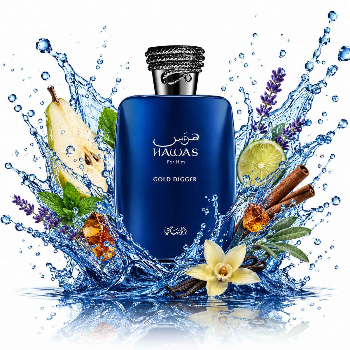 Rasasi Hawas Gold Digger Eau de Parfum 100 ml | Perfume Aromático masculino