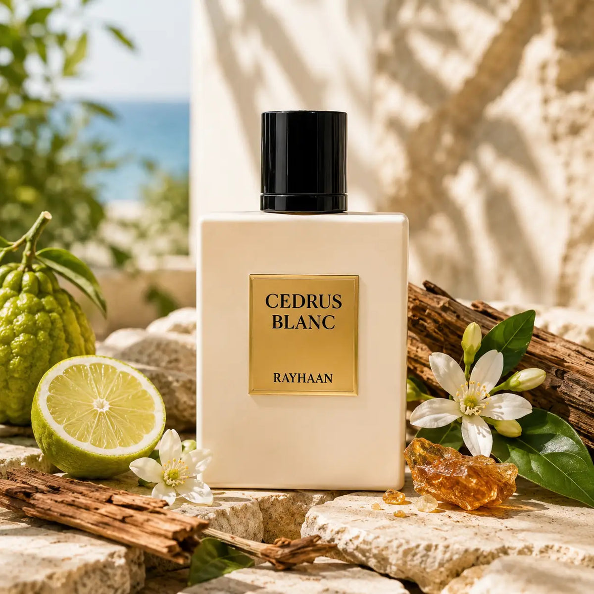 Rayhaan Cedrus Blanc Eau de Parfum 100 ml | Perfume Cítrico y Amaderado Unisex