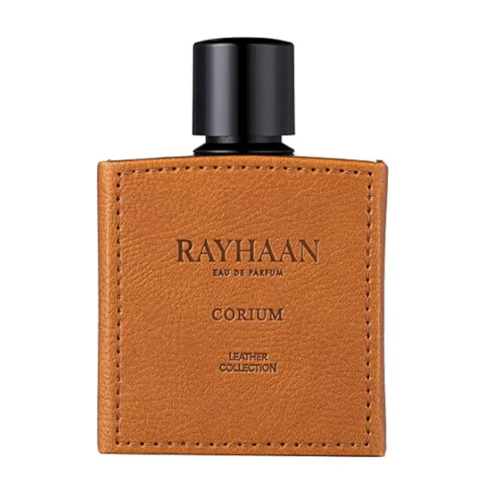 Rayhaan Corium Eau de Parfum 100 ml – Perfume masculino Cuero Avainillado Elegante para Hombre