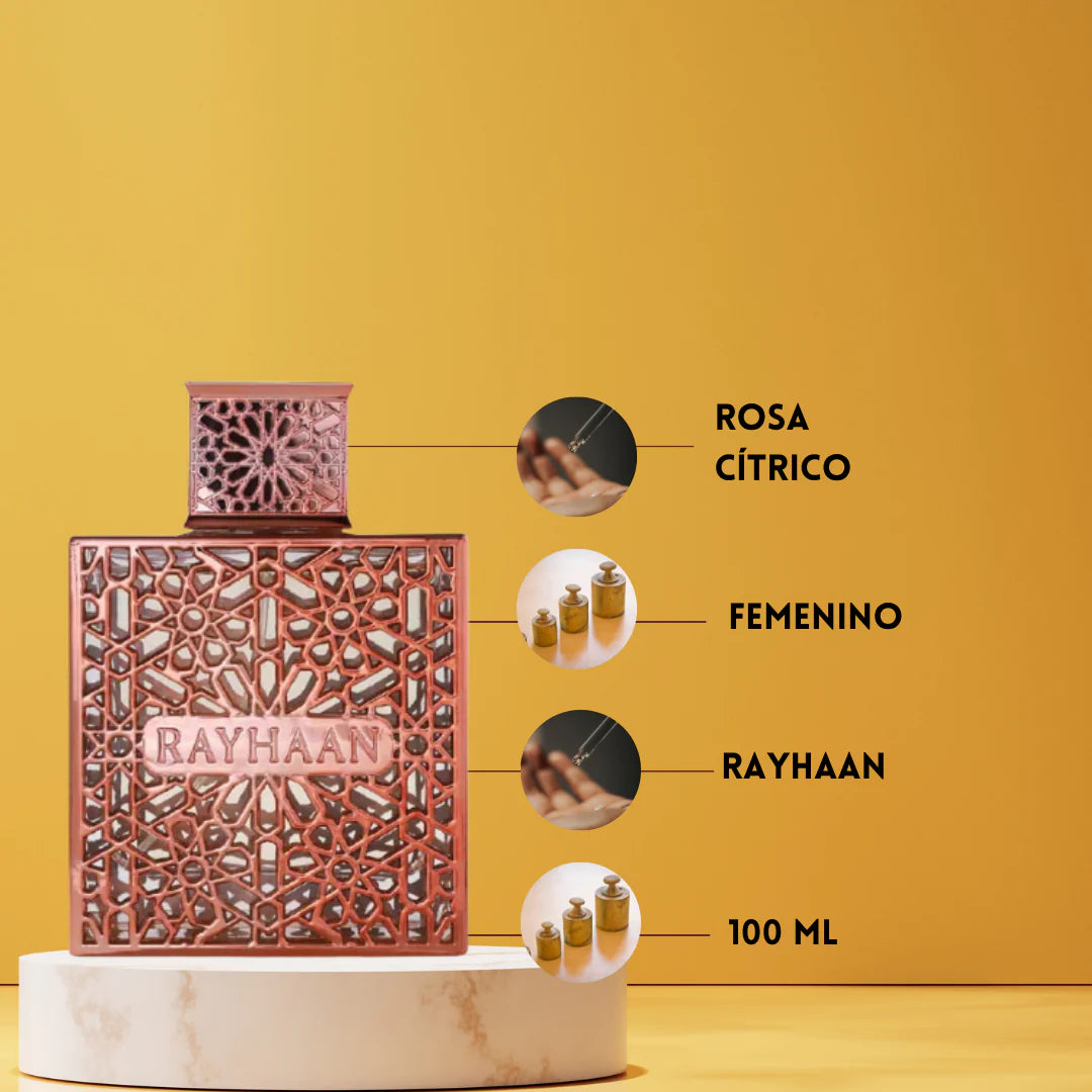Rayhaan Divine – Eau de Parfum Mujer - Floral & Gourmand Elegante | 100 ml