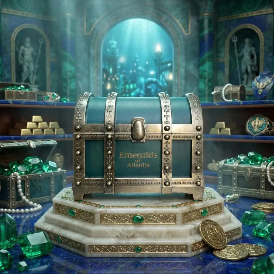 Elite Risala Emeralds of Atlantis Eau de Parfum 100 ml – Perfume Acuático Afrutado Fresco Unisex