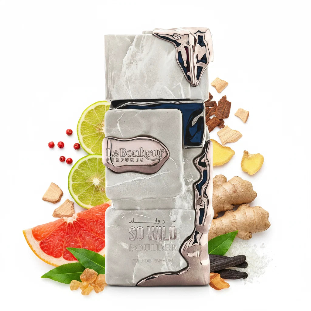 So Wild Boulder Eau de Parfum 100 ml | Perfume Masculino Amaderado Aromático - Le Bonheur