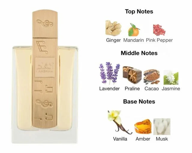 ANGHAM Lattafa Eau de Parfum 100ml Unisex – Perfume Árabe Elegante y Duradero