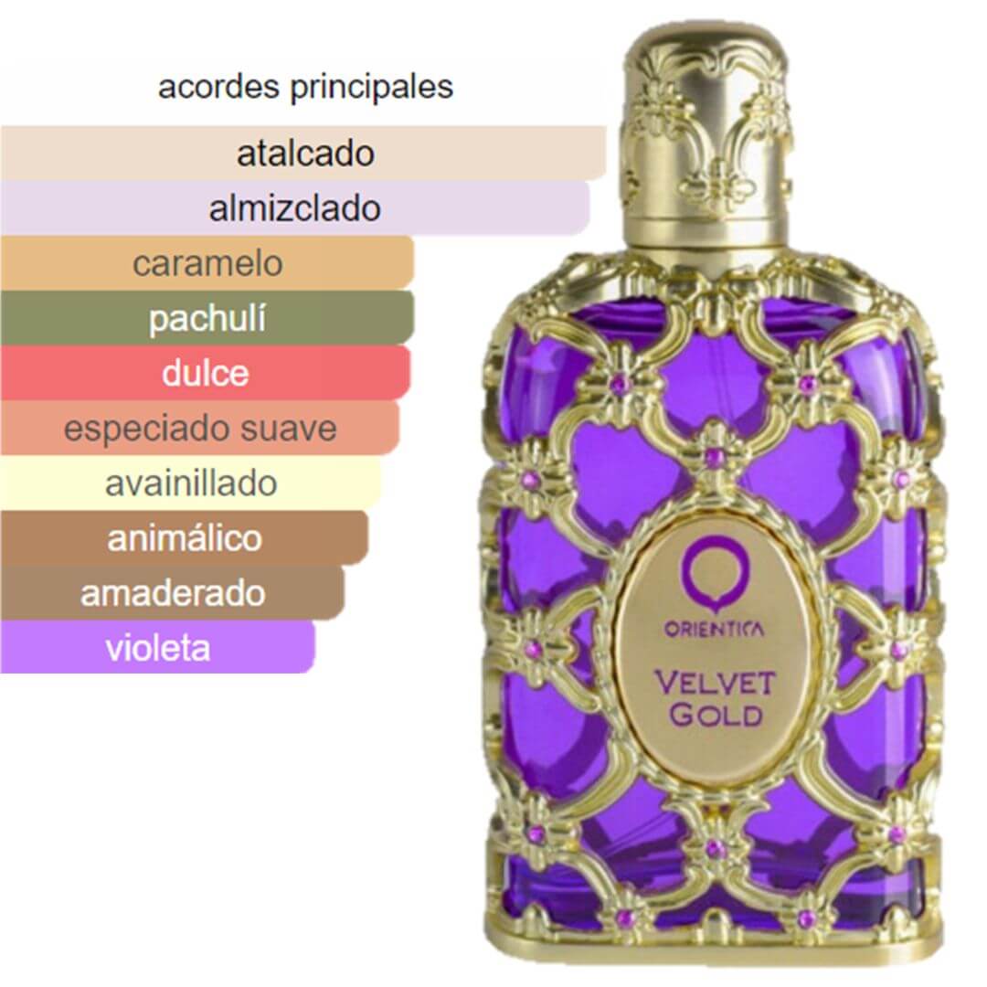 Velvet Gold Orientica Eau de Parfum 80 ml | Perfume para Mujer Avainillado y Atalcado