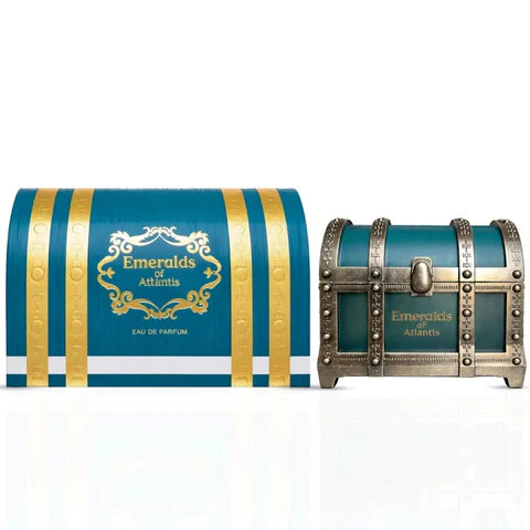 Elite Risala Emeralds of Atlantis Eau de Parfum 100 ml – Perfume Acuático Afrutado Fresco Unisex