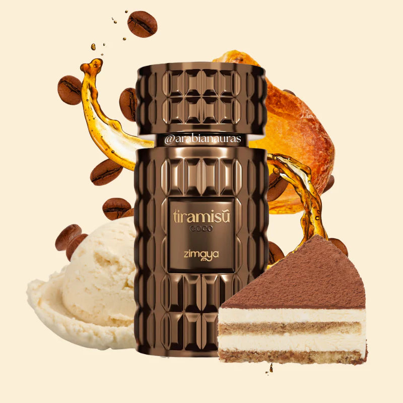 Zimaya Tiramisu Coco Eau de Parfum Unisex 100ml | Gourmand Dulce con Coco y Vainilla